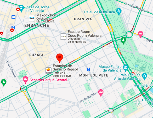 Plaza de aparcamiento en Valencia