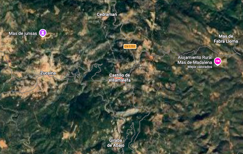 Parcela Agraria N. 206, Castillo de Villamalefa